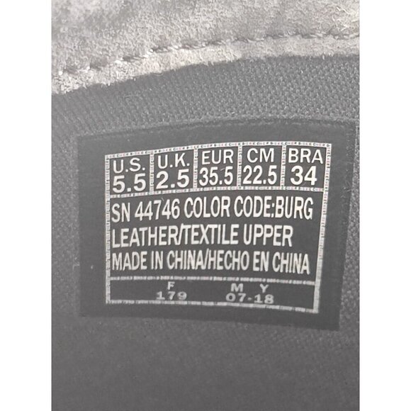 Skechers Women's Parallel Ditto Burgundy Suede Wedge Bootie Size 5.5 US - Picture 8 of 8